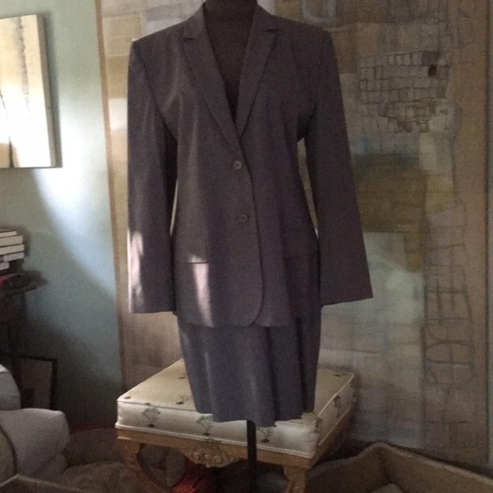 EUC Calvin Klein Three Piece Wool Suit